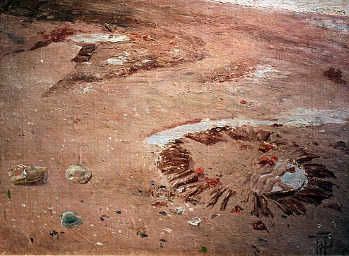 Brunnenring im Schlick, 1890, Hans Peter Feddersen