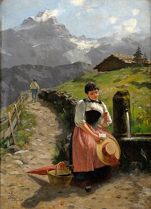 Das Foto vom Liebsten., 1888, Hans Bachmann