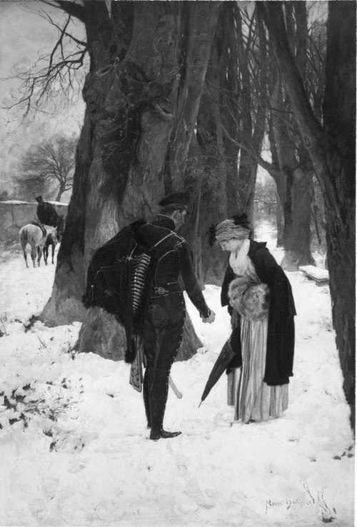 Ein Abschied, 1890, Robert von Haug