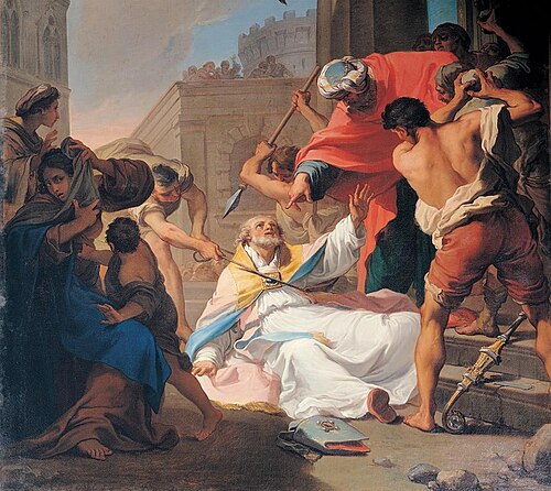 The Martyrdom of St Eusebius, 1784, Gaetano Gandolfi