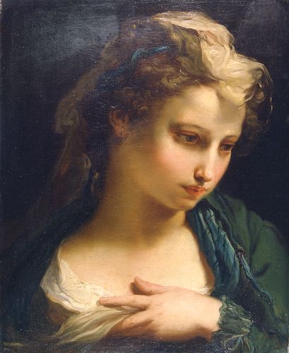 Retrato de mujer joven, 1767, Gaetano Gandolfi