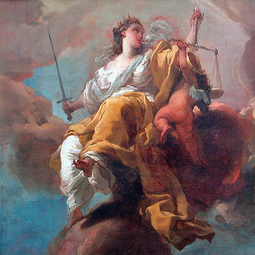Allegory of Justice, 1760, Gaetano Gandolfi