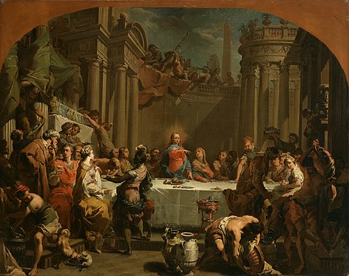 The Marriage at Cana, 1766, Gaetano Gandolfi