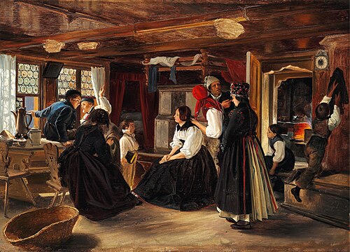 Wedding preparations, , Hermann Sondermann