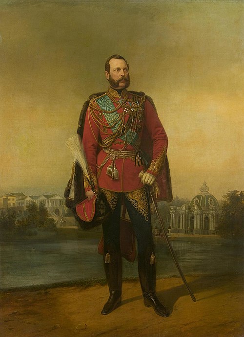 Portrait of Emperor Alexander II, 1866, Georg von Bothmann