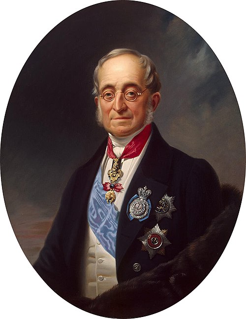 Portrait of Karl Nesselrode, 1859, Georg von Bothmann