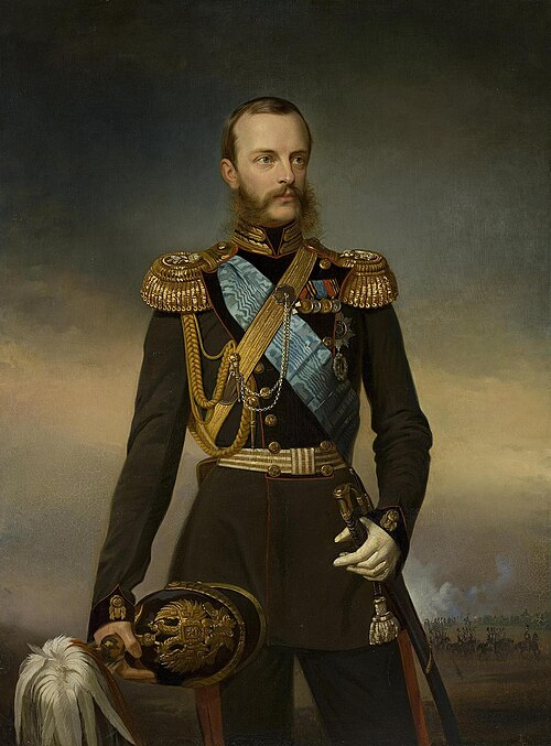 Portrait of Grand Duke Mikhail Nikolaevich, 1860, Georg von Bothmann