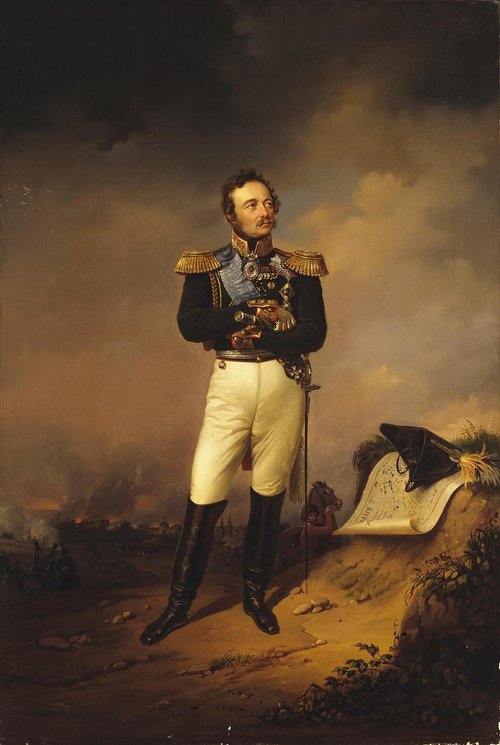 Portrait of Count Ivan Paskevich, 1869, Georg von Bothmann