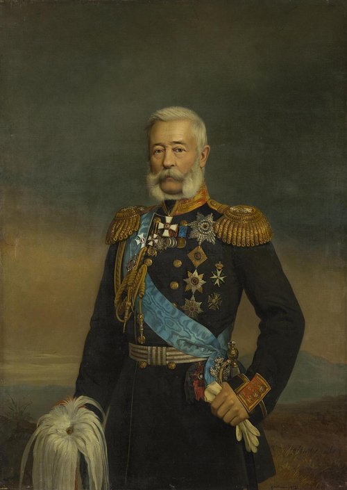 Portrait of Adjutant-General Alexander Liders, 1872, Georg von Bothmann