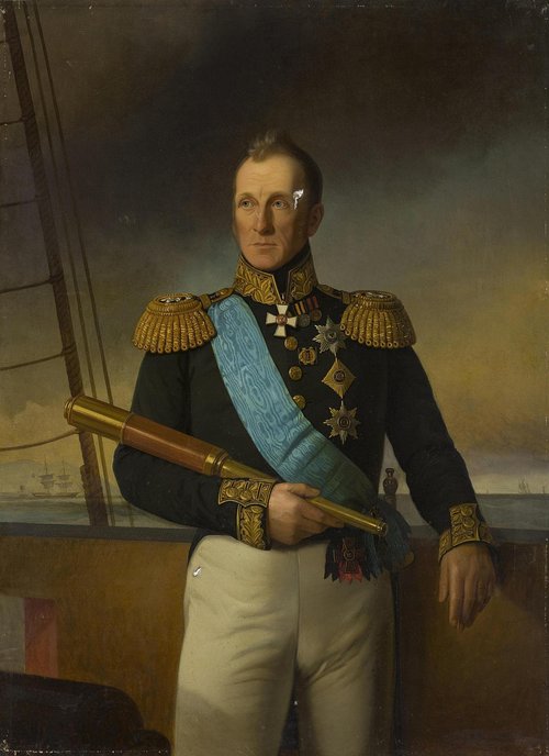 Portrait of Admiral Alexei Greig, 1877, Georg von Bothmann