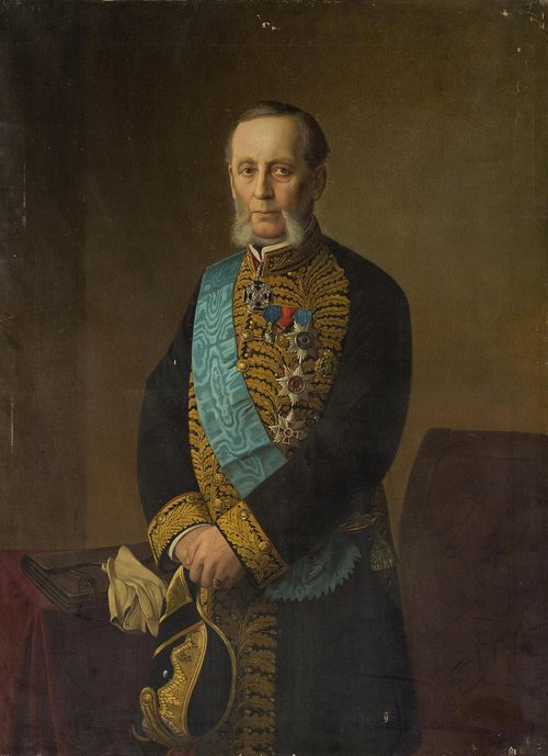 Portrait of Count Piotr Valuyev, 1881, Georg von Bothmann