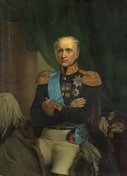 Portrait of Ye. F. Kankrin, 1872, Georg von Bothmann