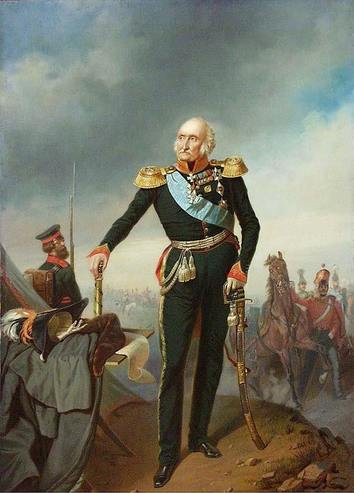 Portrait of Field-Marshal Prince P.H. Wittenstein, 1869, Georg von Bothmann