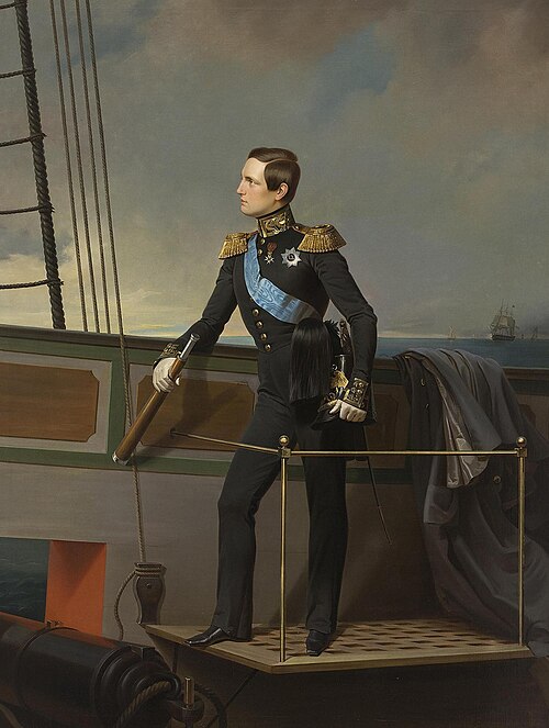 Portrait of Grand Duke Konstantin Nikolayevich, 1848, Georg von Bothmann