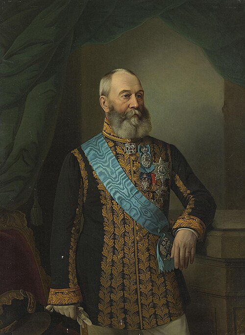 Portrait of P.P. Gagarin, 1873, Georg von Bothmann