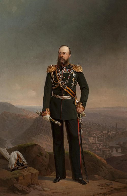 Portrait of Grand Duke Mikhail Nikolayevich, 1879, Georg von Bothmann