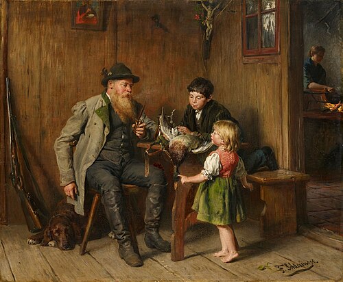 After duck hunting, , Felix Schlesinger