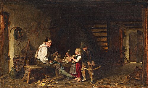 In der Werkstatt des Schreiners, , Felix Schlesinger
