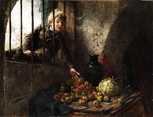 Der Knabe am Kellerfenster, , Felix Schlesinger