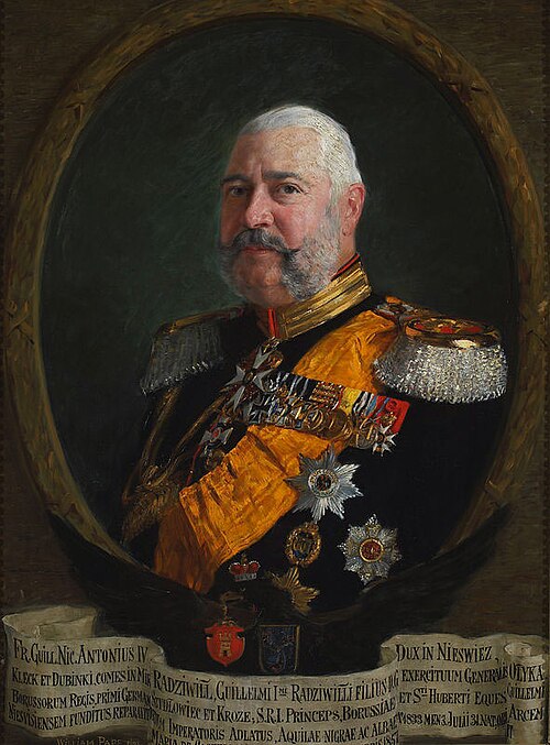 Portrait d'Antoni Wilhelm Radziwiłł., 1897, William Pape