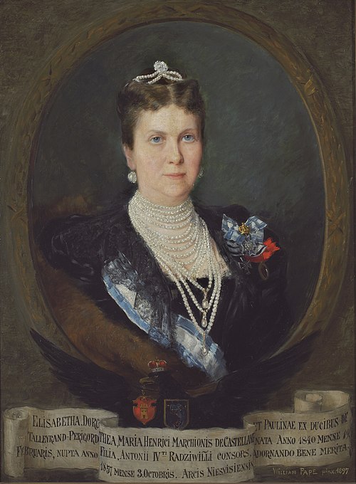 Portrait de Marie de Castellane Radziwiłł., 1897, William Pape