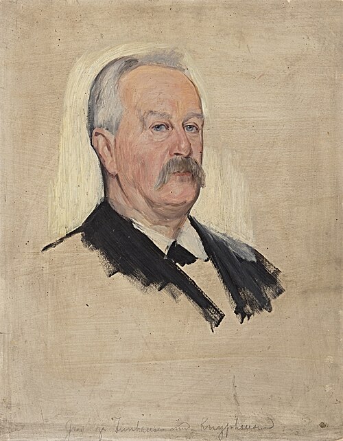 Portraitstudie Graf zu Innhausen-Knyphausen, Mitglied des Reichstages, , William Pape