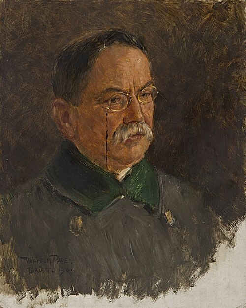 Portraitstudie Exzellenz Primborn, , William Pape