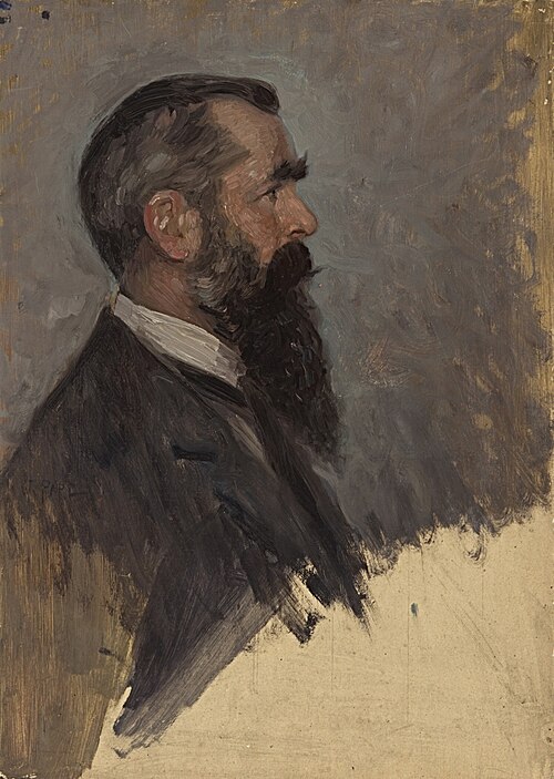 Portraitstudie v. Speck, , William Pape