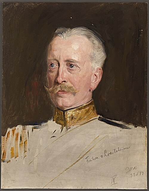 Ohne Titel (Portraitstudie Freiherr von Crailsheim), , William Pape