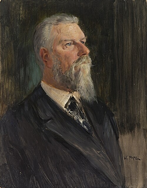 Portraitstudie Dr. Knaak, , William Pape
