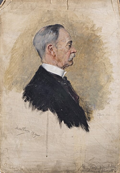 Ohne Titel (Prinz Reuß früherer Botschafter jetzt Herrenhausmitglied, Schwarzer Adler-Orden), 1900, William Pape