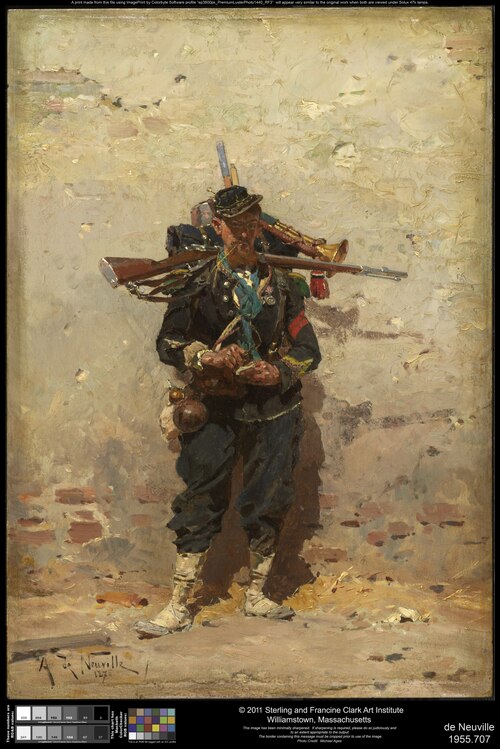 Bugler of the Light Infantry, 1876, Alphonse de Neuville