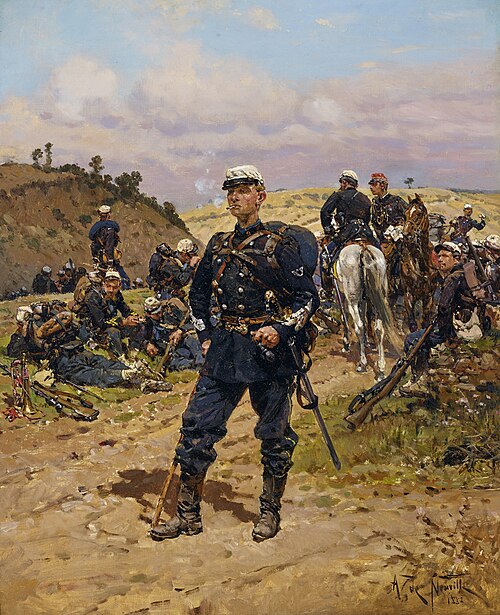 Sergent major de chasseur à pied, 1882, Alphonse de Neuville