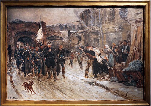 L'Entrée des parlementaires allemands à Belfort, 1884, Alphonse de Neuville