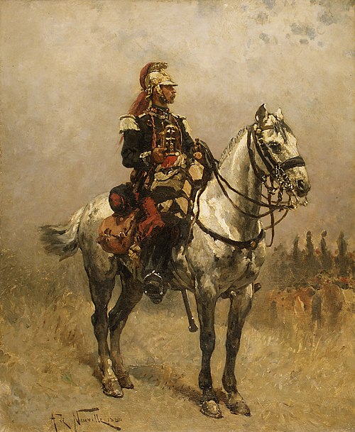 Un cavalier, 1884, Alphonse de Neuville