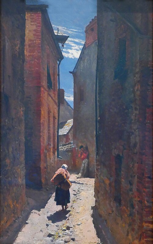 Street in an Old Town, 1873, Alphonse de Neuville