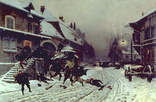L'Attaque à l'aube, 1877, Alphonse de Neuville