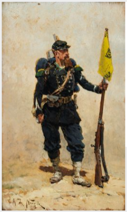 A Soldier, 1878, Alphonse de Neuville