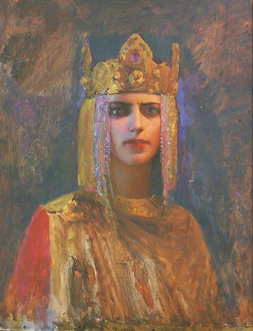 Yseult la Blonde, 1900, Gaston Bussière