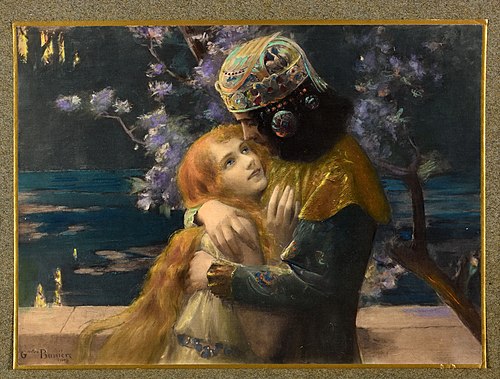Elsa et Lohengrin, 1910, Gaston Bussière