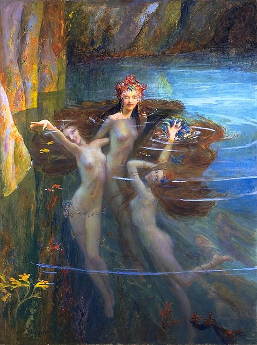 Les Néréides, 1927, Gaston Bussière