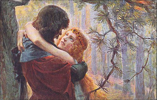 Tristan et Iseult, 1895, Gaston Bussière