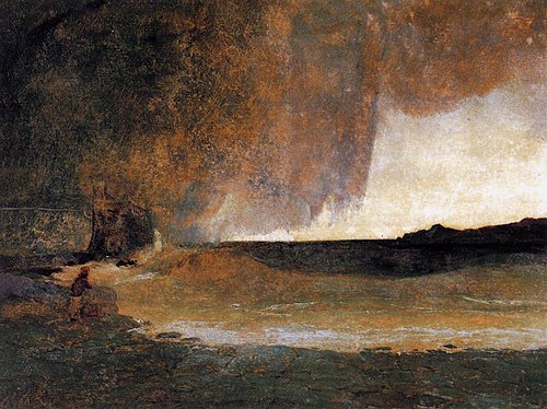 The Bay of Rapallo, 1830, Carl Blechen
