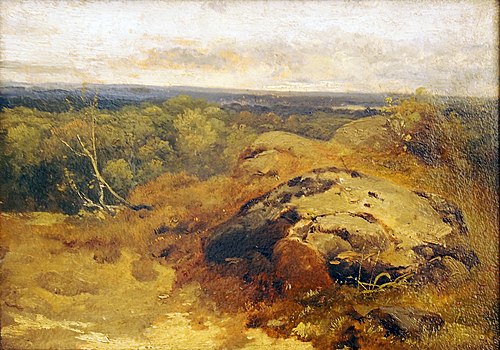 Paysage, 1823, Carl Blechen