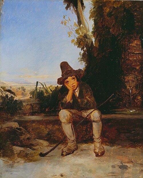 Shepherd boy, 1832, Carl Blechen