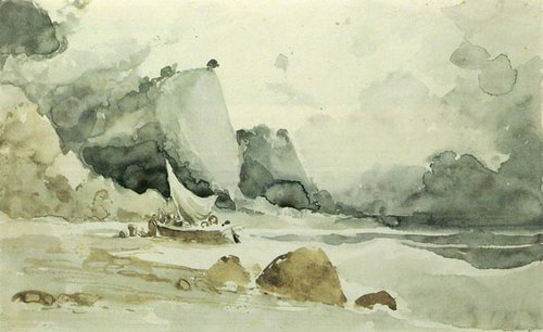 Stubbenkammer auf Rügen, 1828, Carl Blechen