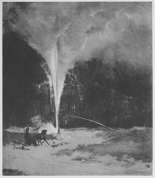Striking Lightning, , Carl Blechen