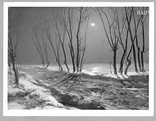 Winter- Landscape, 1823, Carl Blechen