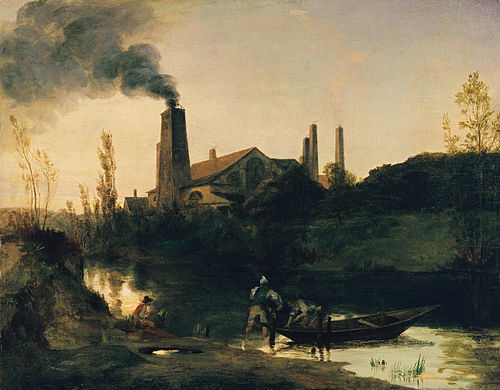 The Neustadt-Eberswalde Rolling Mill, 1830, Carl Blechen