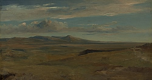 Campagna landscape, 1830, Carl Blechen